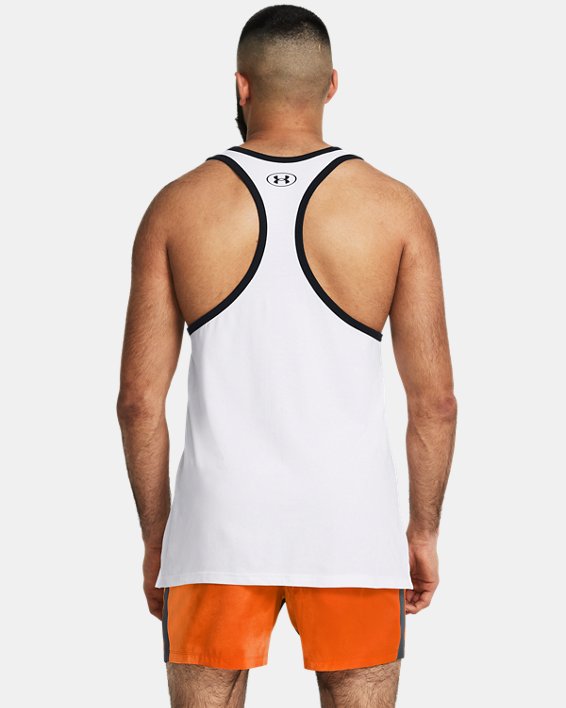 Men's Project Rock Get To Work Sleeveless in White image number 1
